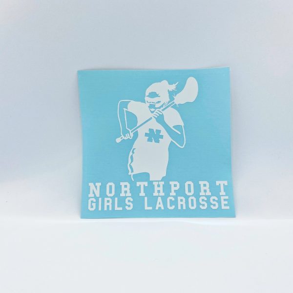 Northport Girls Lacrosse Vinyl - 5.25x5