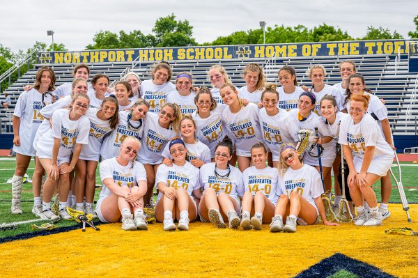 Girls LAX Undefeated Division 1 Champs