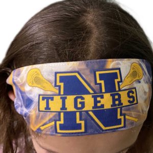 Northport Navy and Gold LAX Headband