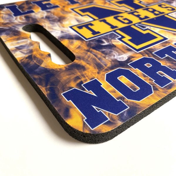 Northport Tigers Navy and Gold Smoke Stadium Cushion