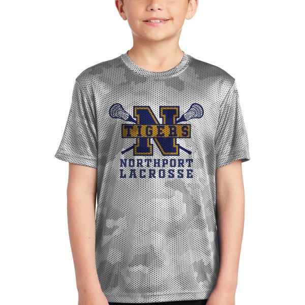 Northport Lacrosse Youth CamoHex Tee