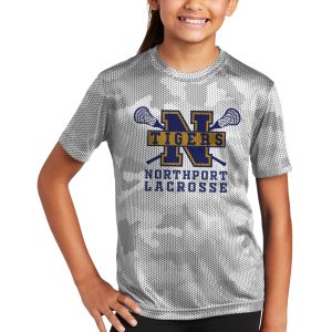 Northport Lacrosse Youth CamoHex Tee