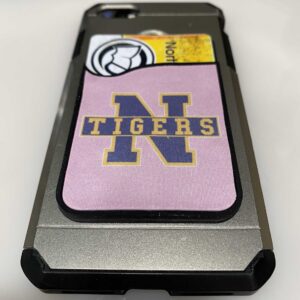 Northport Tigers Pink Cell Phone Card Caddy with card