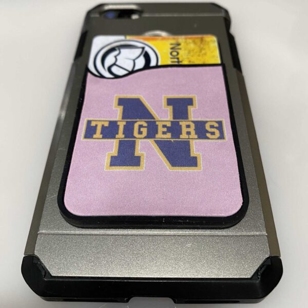 Northport Tigers Pink Cell Phone Card Caddy with card