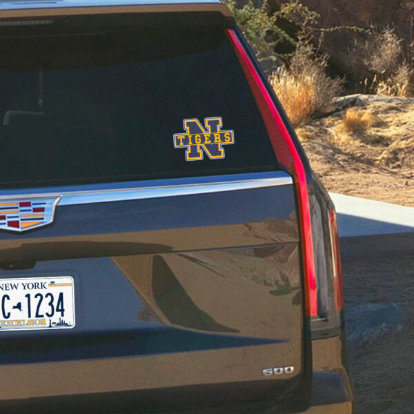 Northport Tigers Color Decal on a car