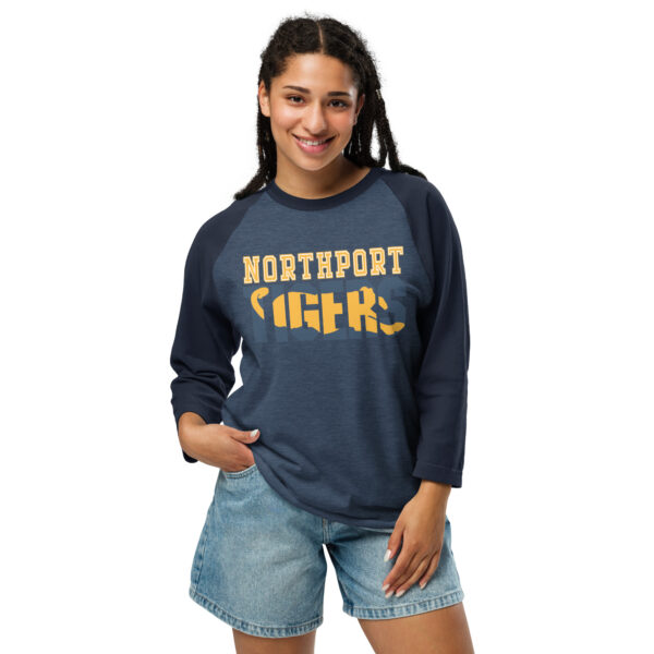 Women's 3/4 sleeve Northport Raglan - Image 3