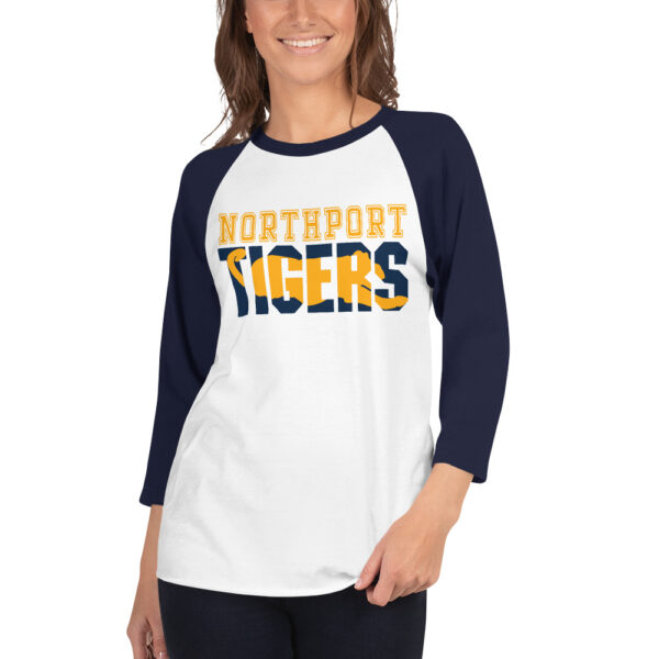Women's 3/4 sleeve Northport Raglan - Image 2